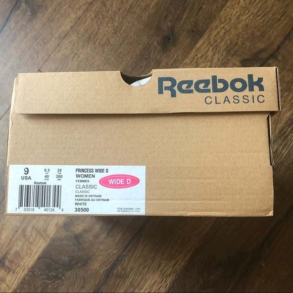 Reebok Princess Shoes 9 Wide New in Box - Picture 2 of 7